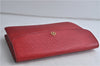 Authentic LOUIS VUITTON Epi Montaigne 27 Clutch Bag Purse Red M52657 LV 7038C