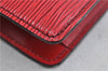 Authentic LOUIS VUITTON Epi Montaigne 27 Clutch Bag Purse Red M52657 LV 7038C