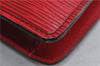 Authentic LOUIS VUITTON Epi Montaigne 27 Clutch Bag Purse Red M52657 LV 7038C