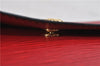 Authentic LOUIS VUITTON Epi Montaigne 27 Clutch Bag Purse Red M52657 LV 7038C