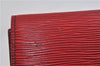 Authentic LOUIS VUITTON Epi Montaigne 27 Clutch Bag Purse Red M52657 LV 7038C