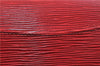 Authentic LOUIS VUITTON Epi Montaigne 27 Clutch Bag Purse Red M52657 LV 7038C