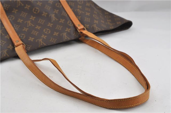 Authentic Louis Vuitton Monogram Sac Shopping GM Tote Bag M51110 LV 7038D