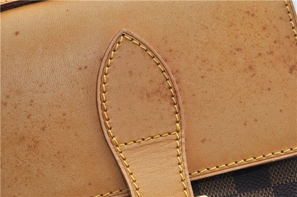 Authentic Louis Vuitton Damier Clipper 2Way Shoulder Hand Bag M99039 LV 7038F