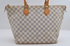 Authentic Louis Vuitton Damier Azur Saleya MM Shoulder Tote Bag N51185 LV 7039I