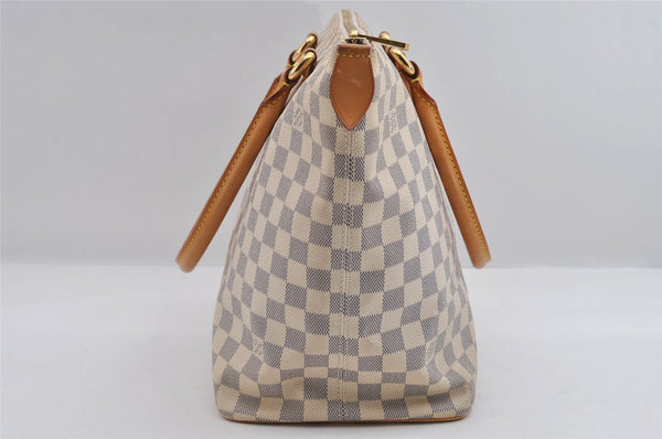 Authentic Louis Vuitton Damier Azur Saleya MM Shoulder Tote Bag N51185 LV 7039I