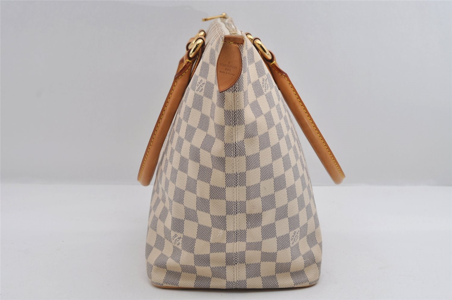 Authentic Louis Vuitton Damier Azur Saleya MM Shoulder Tote Bag N51185 LV 7039I