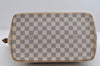 Authentic Louis Vuitton Damier Azur Saleya MM Shoulder Tote Bag N51185 LV 7039I
