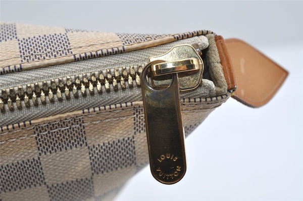 Authentic Louis Vuitton Damier Azur Saleya MM Shoulder Tote Bag N51185 LV 7039I