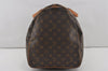 Authentic Louis Vuitton Monogram Keepall 55 Travel Boston Bag M41424 LV 7040I