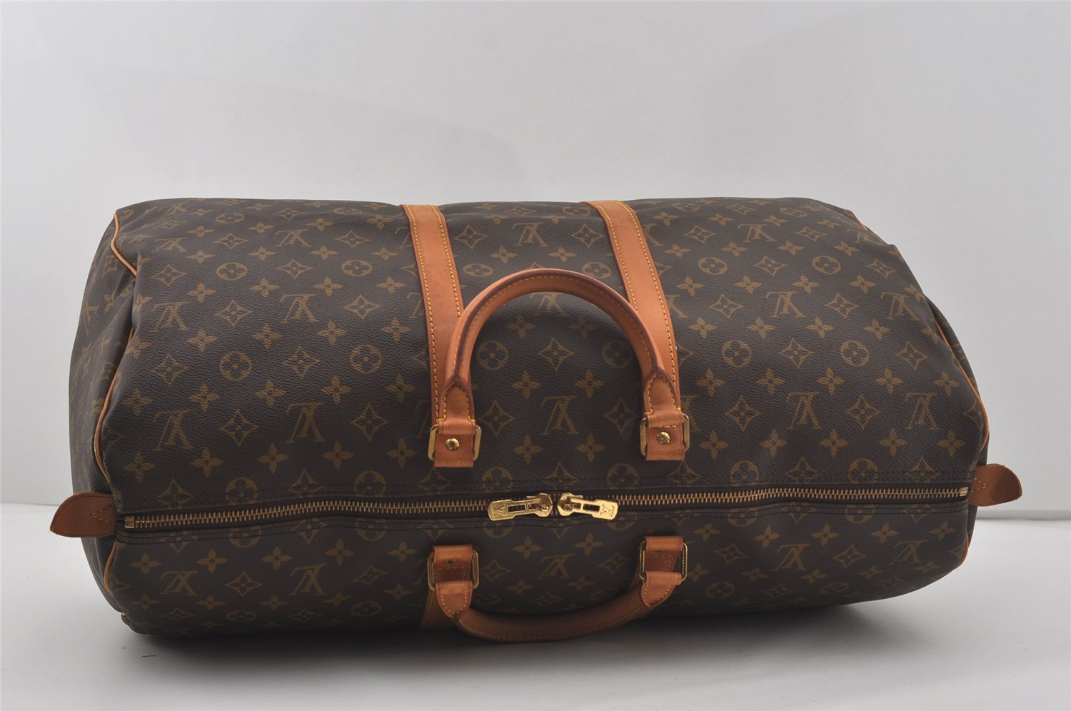 Authentic Louis Vuitton Monogram Keepall 55 Travel Boston Bag M41424 LV 7040I