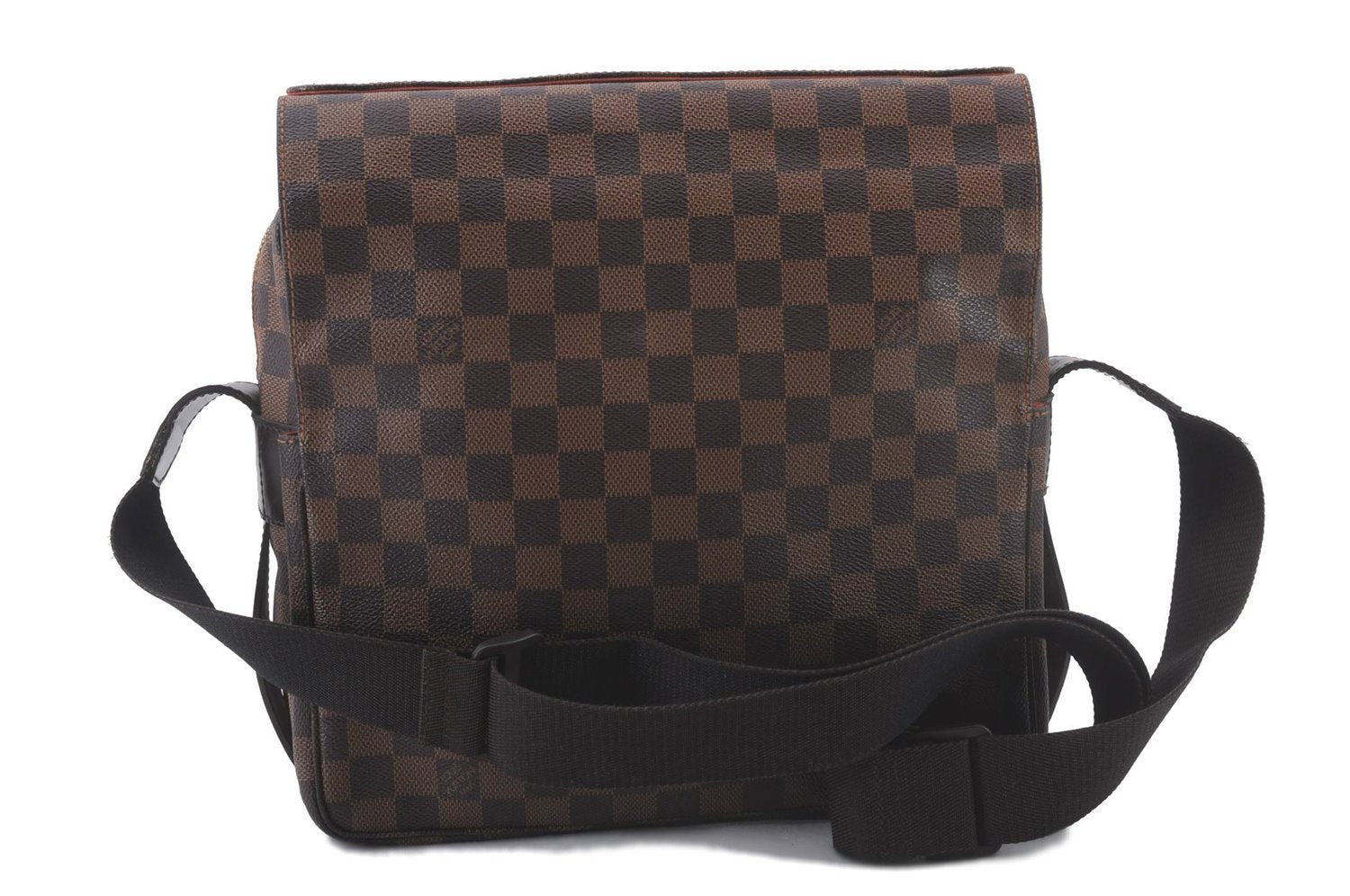 Authentic LOUIS VUITTON Damier Naviglio Shoulder Cross Body Bag N45255 LV 7043C