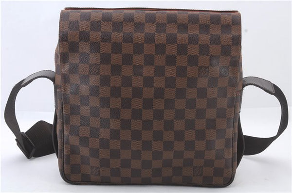 Authentic LOUIS VUITTON Damier Naviglio Shoulder Cross Body Bag N45255 LV 7043C