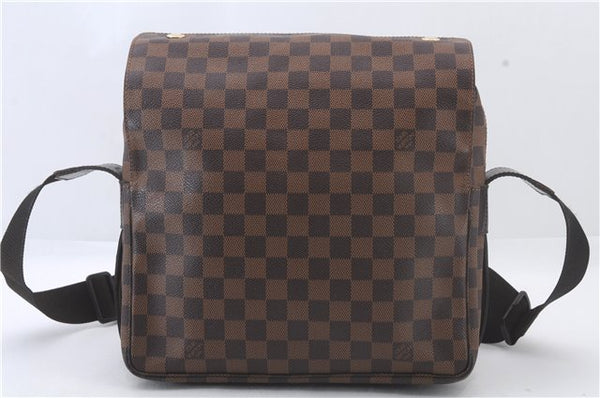 Authentic LOUIS VUITTON Damier Naviglio Shoulder Cross Body Bag N45255 LV 7043C