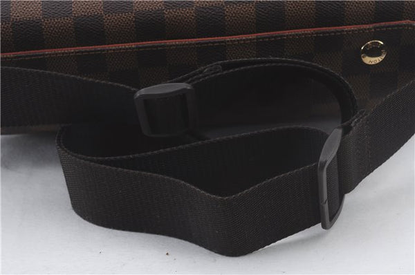 Authentic LOUIS VUITTON Damier Naviglio Shoulder Cross Body Bag N45255 LV 7043C