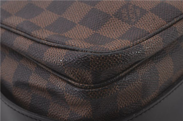 Authentic LOUIS VUITTON Damier Naviglio Shoulder Cross Body Bag N45255 LV 7043C