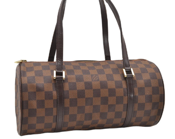 Authentic Louis Vuitton Damier Papillon 30 Hand Bag Purse N51303 LV 7043F