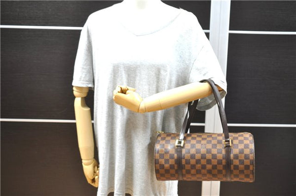 Authentic Louis Vuitton Damier Papillon 30 Hand Bag Purse N51303 LV 7043F