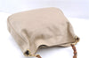 Authentic GUCCI Bamboo Shoulder Hand Bag Nylon Leather Ivory 7044C