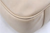 Authentic GUCCI Bamboo Shoulder Hand Bag Nylon Leather Ivory 7044C