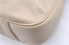 Authentic GUCCI Bamboo Shoulder Hand Bag Nylon Leather Ivory 7044C