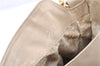 Authentic GUCCI Bamboo Shoulder Hand Bag Nylon Leather Ivory 7044C