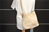 Authentic GUCCI Bamboo Shoulder Hand Bag Nylon Leather Ivory 7044C