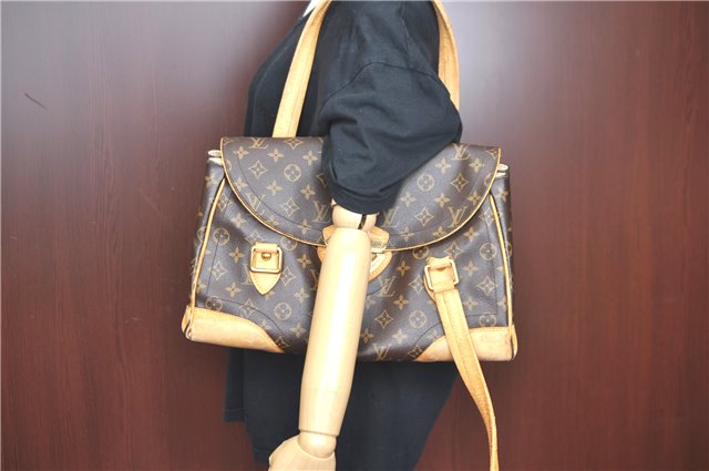 Authentic Louis Vuitton Monogram Beverly GM Shoulder Hand Bag M40120 LV 7045B