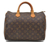 Authentic LOUIS VUITTON Monogram Speedy 30 Hand Bag M41526 LV 7046C