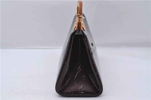 Auth Louis Vuitton Vernis Roxbury Drive 2Way Hand Bag Wine Red M91995 LV 7046D