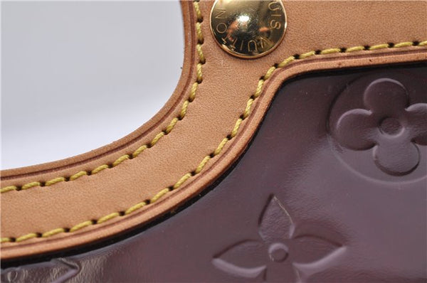 Auth Louis Vuitton Vernis Roxbury Drive 2Way Hand Bag Wine Red M91995 LV 7046D