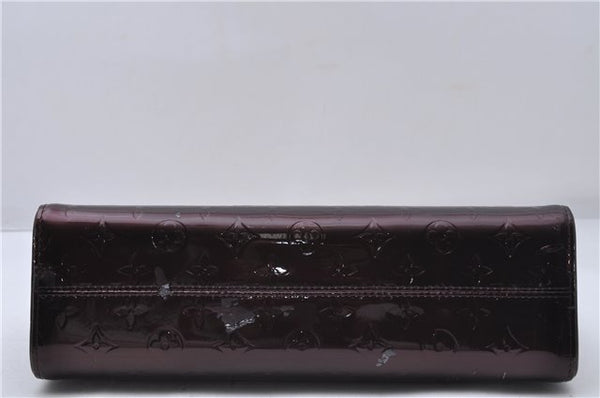 Auth Louis Vuitton Vernis Roxbury Drive 2Way Hand Bag Wine Red M91995 LV 7046D