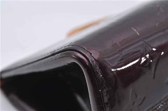 Auth Louis Vuitton Vernis Roxbury Drive 2Way Hand Bag Wine Red M91995 LV 7046D