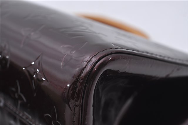 Auth Louis Vuitton Vernis Roxbury Drive 2Way Hand Bag Wine Red M91995 LV 7046D