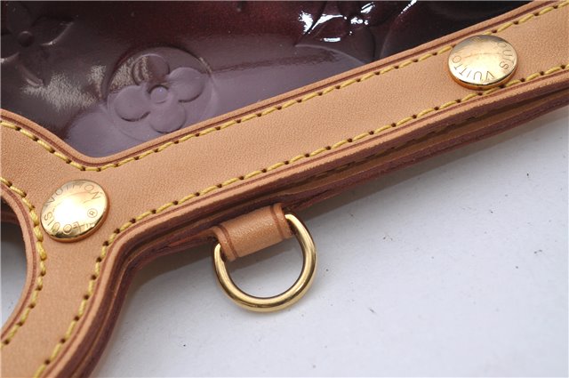 Auth Louis Vuitton Vernis Roxbury Drive 2Way Hand Bag Wine Red M91995 LV 7046D