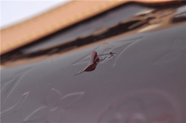 Auth Louis Vuitton Vernis Roxbury Drive 2Way Hand Bag Wine Red M91995 LV 7046D