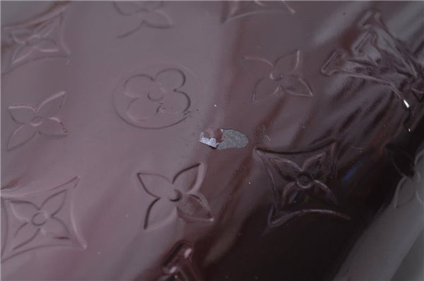 Auth Louis Vuitton Vernis Roxbury Drive 2Way Hand Bag Wine Red M91995 LV 7046D
