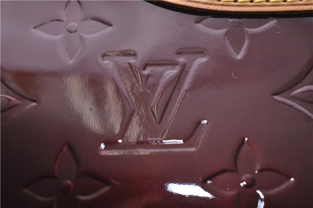 Auth Louis Vuitton Vernis Roxbury Drive 2Way Hand Bag Wine Red M91995 LV 7046D