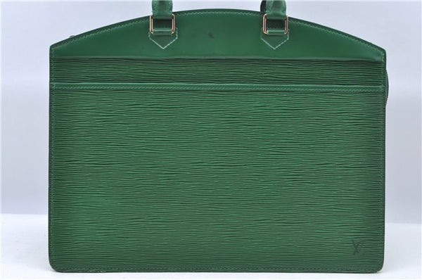 Authentic Louis Vuitton Epi Riviera Hand Bag Green M48184 LV Junk 7047B