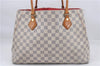 Authentic Louis Vuitton Damier Azur Calvi Shoulder Tote Bag N41449 LV 7049D