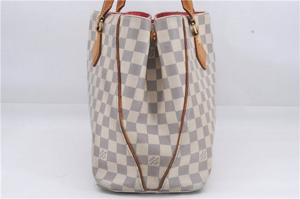 Authentic Louis Vuitton Damier Azur Calvi Shoulder Tote Bag N41449 LV 7049D