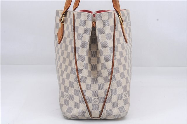 Authentic Louis Vuitton Damier Azur Calvi Shoulder Tote Bag N41449 LV 7049D