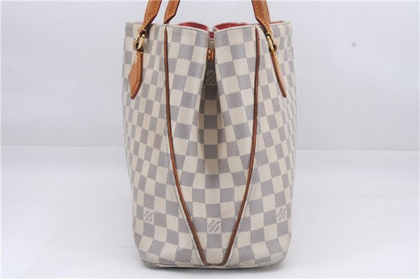Authentic Louis Vuitton Damier Azur Calvi Shoulder Tote Bag N41449 LV 7049D