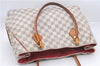 Authentic Louis Vuitton Damier Azur Calvi Shoulder Tote Bag N41449 LV 7049D