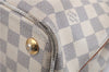 Authentic Louis Vuitton Damier Azur Calvi Shoulder Tote Bag N41449 LV 7049D