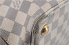 Authentic Louis Vuitton Damier Azur Calvi Shoulder Tote Bag N41449 LV 7049D