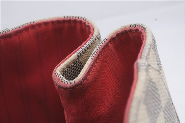 Authentic Louis Vuitton Damier Azur Calvi Shoulder Tote Bag N41449 LV 7049D