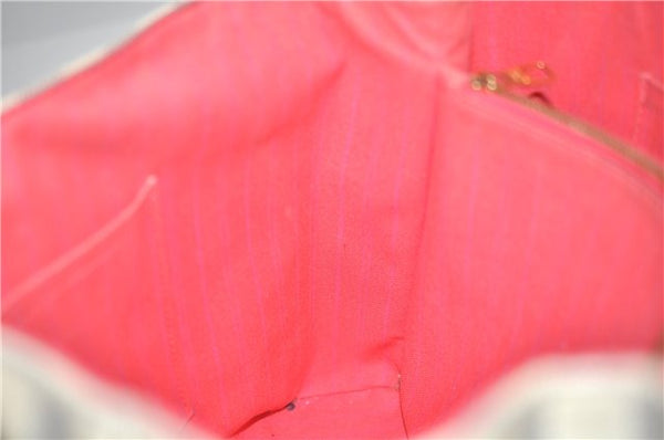 Authentic Louis Vuitton Damier Azur Calvi Shoulder Tote Bag N41449 LV 7049D