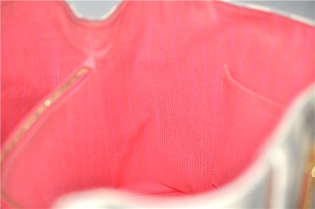 Authentic Louis Vuitton Damier Azur Calvi Shoulder Tote Bag N41449 LV 7049D