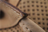 Authentic GUCCI Vintage Shoulder Bag Mesh Leather 90644 Beige 7051C